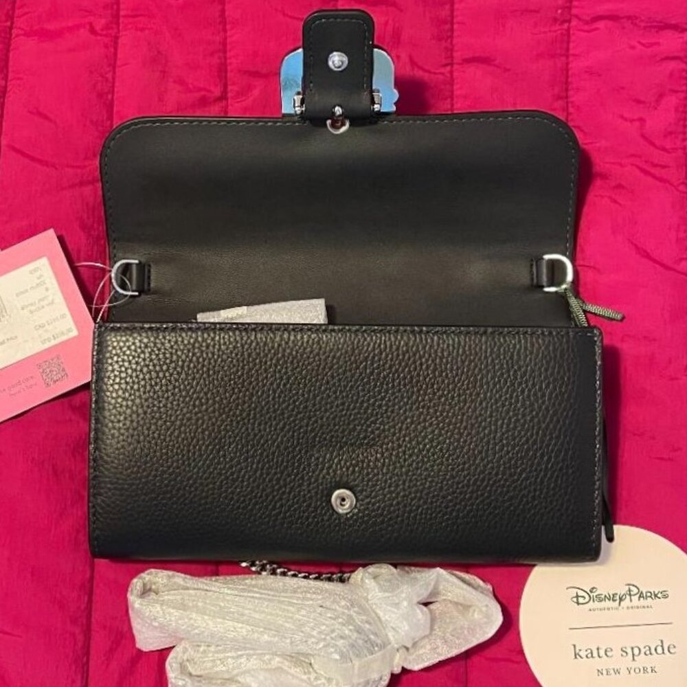NWT $228 DISNEY PARKS & KATE SPADE WITH MINNIE MOUSE CROSSBODY / WALLET / WOC - Picture 13 of 17